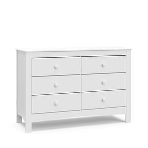 Graco Noah 6 Drawer Bedroom Dresser (Pebble Gray)  GREENGUARD Gold Certified Nursery Dresser for Kids Bedroom