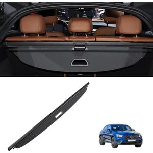 Cargo cover compatible with 2016-2022 Benz GLC350 GLC450 GLC580 Rear Cargo Security Shade Cover Retractable Cargo Cover Trunk Shielding Shade