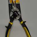 HURRICANE 10 Inch Aviation Tin Snips, Heavy Duty Metal Cutter Shears for Cutting Sheet Metal, Straight Cut, Chrome Vanadium Steel