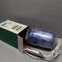 Electric Heated Blanket Throw 50''x60''Size Faux Fur Heating Blanket 10 Heating Settings, 1-8h Timer & Overheat Protection, Machine Washable, Soft Flannel and Sherpa Full Body Warmth (Blue)