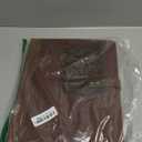 ELIZO Leather Portfolio Padfolio Leather Binder Folder for Men and Women Professional Business Portfolio Organizer Men and Women Saddle Letter Strap