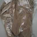 ANRABESS Women Long Sleeve Crop Tops Scoop Neck Ribbed Knit Tight Slim Fit 2025 Fall Going Out Sexy T-Shirts Basic Tee Shirts (Large, Khaki)