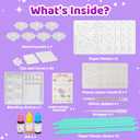 ROOCHKD Paper Flower Science Kit, Paper Flower Crafts for Kids, Color Changing Flowers Bouquets DIY Arts & Crafts Set, Class Rewards Birthday Party Favors Gifts for Ages 6 7 8 9 10 Girls & Boys