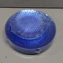 Rubtlamp 60Pcs Plastic Blue Plates, Heavy Duty Disposable Plates, Blue Hammered Party Plate Include 30 Dinner Plate, 30 Dessert Platos, Fancy Disposable Platos For Party Mothers Day