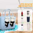 2 x Seltureone 2 Pack Bogg Bag Cup Holder for Stanley, Upgraded Large Cup Holder, Compatible with All Bogg Bags, Adjustable Cup Holder, Compatible with Various Mug Models for Bogg Bag Accessories