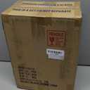 12 Pack Clear Plastic Storage Bins, Pantry Organizers and Storage, Clear Pantry Organizer Bins, Plastic Containers with Handle for Kitchen, Freezer, Cabinet, Closet, Bathroom Under Sink Storage (Medium)