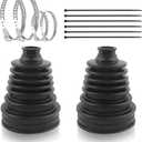 2PCS CV Boot Repair Kit includes 4 Stainless Steel Clamps & 6 Cable Ties,CV Axle Boot Repair Kit for 19mm to 24mm Shafts,Flexible Axle Boots with Wear,Water,Heat Resistance
