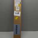 No Drill Blinds for Windows 1" Vinyl L-Shaped Slats Cordless Mini Blinds for Home, for Window Size 28" W x 64" H White