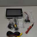 Hikity 7 Inch Double Din Car Stereo, 1080P Touchscreen Car Radio Bluetooth Audio Receiver Support Backup Camera, Mirror Link, FM, EQ, SWC, USB, MIC