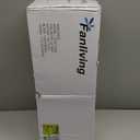 52 Inch 6 Speed High CFM Quiet DC Motor Modern Ceiling Fan with Lights Remote Control