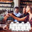 LemonRoad 30 Set Inspirational You Rock Gifts Bottle Opener Keychain with Thank You Card Organza Bag Aluminum Drink Opener Bulk Appreciation Gift for Employee Coworker Wedding Party Favor(Black)