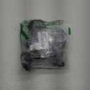 Langdoly- 3" Solid Heavy Duty Round Base Handrail Brackets for Staircase-Pack of 3 (Satin Black)