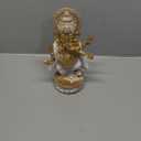 Gold Lord Ganesha Statues- Hindu Elephant God Statue Resin Sculpture Indian Ganesh Buddha Figurine Handmade Gift Decoration Ornaments for Home, Garden, Car