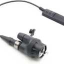 Dual Remote Pressure Switch Assembly for M300/M600 Series Weapon Lights, with Constant-on or Momentary-on Tape Switch, Black