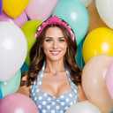 2 Pack Valentines Day Headbands for Women Girls Knot Jeweled Rhinestone Hair Accessories Pink Red Heart Clothes Outfit Gifts