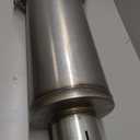 4 Inch Exhaust Muffler, 4" Inlet/Outlet 30" Overall Length Resonator, Stainless Steel Straight Through Design Performance Muffler, 1 PC