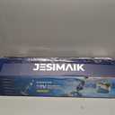 JESIMAIK Pool Vacuum, 18.5 GPM Suction Pool Vacuum for Above Ground Pool with Telescopic Pole, 60 Min Runtime, Cordless Pool Vacuum for Above & Inground Pools, Cleans Leaves and Debris