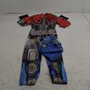 Disguise Optimus Prime Toddler Costume, Official Transformers Rise of the Beasts Muscle Padded Costume and Mask (Medium (3T-4T))