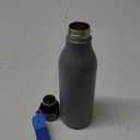 Insulated Water Bottle with Strap,18 oz Double Wall Stainless Steel Vacuum Bottles Metal Water Flask,Gray