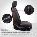 MIROZO Ram Seat Covers Full Set Waterproof Truck Seat Covers Leather Car Seat Protector Fits 2009-2025 Ram 1500/2500/3500 Crew Quad Regular Cab Pickup with Split Flat Bench 40/60,Black and Red