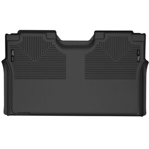 Husky Liners Weatherbeater Floor Mats | Fits 2015-2025 Ford F-150 (22-24 Lightning) SUPERCREW CAB; 2017-2025 F-250/F-350/F-450 SUPERCREW & SUPERCAB w/o FF Storage | 2nd Row, 1-pc Black - 19371