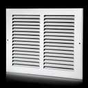 12x8 Vent Cover(Duct Opening Size),Air Return Vent Cover,Flat Vent Cover,Rejillas De Aire Acondicionado para Casa,Return Air Grilles,Outer Dimensions:13.75"Wx9.75"H(12"W x 8"H, Duct Opening)