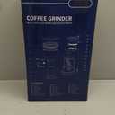 SHARDOR Professional 64mm Burr Coffee Grinder with 100 Grind Settings and All-Metal Chamber, Coffee Bean Grinder with Adjustable Electronic Timer and LED Display, Anti-Static,Black