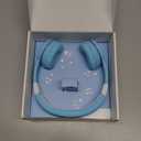 Tonies Foldable Wired Headphones for Kids - Comfortably Designed to fit On-Ear - Works with Toniebox 1 and All 3.5mm Devices - Light Blue