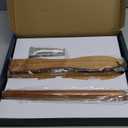 Acacia Wood Pizza Peel & Wooden Paddle Set  Folding Handle Pizza Board with 18 Turning Fork, Pizza Oven Tools & Accessories for Homemade Pizza, Bread & Baking, Gifts for Pizza Lovers