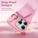 2 x TAURI for iPhone 16 Pro Case, Removable Magnetic Wallet Case with Card Holder, [Compatible with MagSafe] Durable PU Leather Phone Case with Wireless Charging, Pink