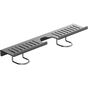 Faucet Shelf, No Drill, Rustproof Stainless Steel (Gun Gray, 60 cm)