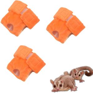 3 Pack Adjustable Sugar Glider Diapers Climbing Diapers for Gliders Small Pets Mini Carrier Diaper