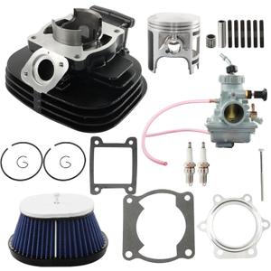 WFLNHB Cylinder Carburetor Piston Gasket Top End Kit Set Replacement for Yamaha Blaster 200 YFS200