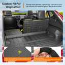powoq Cargo Mat Compatible with 2024-2026 Subaru Crosstrek Impreza Trunk Mat Backrest Cargo Liner TPE Trunk Liner Replacement for 2024-2026 Subaru Crosstrek Accessories
