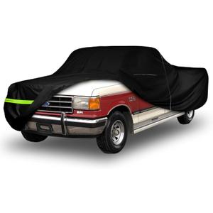 Waterproof Car Cover Replace for Ford F100 1957-1960, F100 F250 1961-1972, F100 F150 F250 1973-1991 2 Door Regular/Standard Cab Short Bed(6.5ft) All Weather Classic Truck Cover for Snow Rain