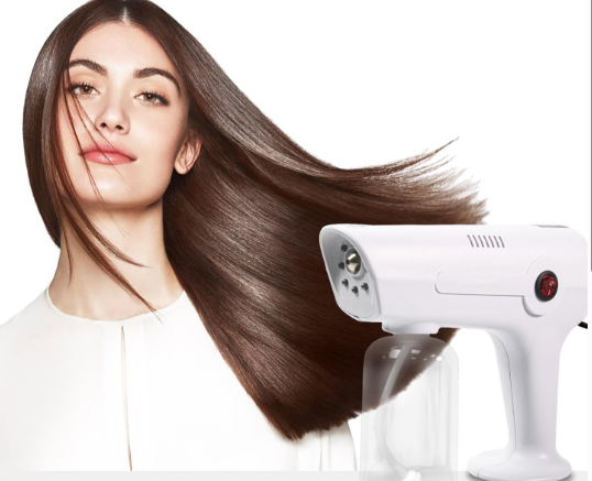 Hair Care Profession Nano Red/Blue Light Atomizer Mist Portable Hair Care Steamer Micro Mist Sprayer S500