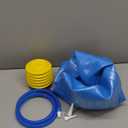 APEXUP Yoga Ball Exercise Ball Anti Slip Heavy Duty for Fitness, Balance & Core Workout (M (19"~22) 55cm, Blue)