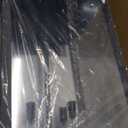 tewei 25'' Large Outdoor Wall Light, Porch Light Outdoor Wall Sconce Lantern, 4-Light Modern Black Exterior Lighting Fixture Wall Mount, Outside Light for House Garage, 1-Pack