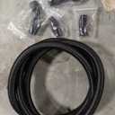 EVIL ENERGY 10AN Fuel Line Kit, Only 4AN Braided Nylon Fuel Hose CPE 10FT Black