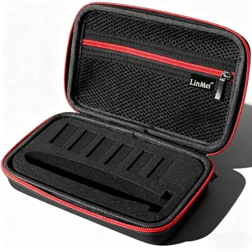 LinMei Hard Case for One Blade Trimmer QP2724/90, QP2834/70, QP2630/72, Waterproof Shaver Organizer Shockproof Travel Storage Box for Charger & Accessories, Black Red