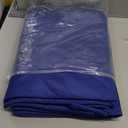 Ascoza 2pack 120 Inch Royal Blue Round Tablecloth in Washable Polyester Fabric for Wedding/ Banquet/ Restaurant/ Parties