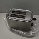 BLACK+DECKER 2-Slice Toaster with 7 Toast Shade Settings, Extra-Wide Slots for Bagels, Stainless Steel Exterior Finish (Silver)