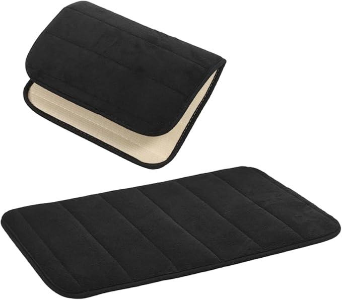 Unomor 3pcs Indoor Door Mats Water Absorbent Memory Entrance Mats Non Slip Floor Rugs for Bathroom and Entryway Lightweight Doormats for Home Use