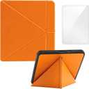 Case Compatible with 8" Kobo Forma(Model N782, 2018 Release Version), Includes a Screen Protector - Premium PU Leather Cover with Auto Sleep/Wake (One Size)