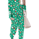 Ekouaer Sweatsuits Womens Loungewear Set Tracksuit Long Sleeve Pajamas Set with Pockets 2 Piece Outfits Lounge Sets S