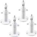 Security Camera Universal Mounting Bracket,Adjustable Indoor/Outdoor Security Wall Metal Bracket, Compatible with Arlo Pro/Pro 2/Pro 3/Pro 4/Ultra/Ultra 2, & with Ring Stick Up Cam Battery (4 Pack)