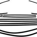 for Honda CR-V CRV 2023-2024 Glossy Black Window Trim Without Middle Pillar Cover Trim