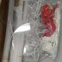 6 Sets Balloon Stand Kits, Balloon Sticks with Base for Table Centerpieces Graduation Birthday Baby Shower Gender Reveal Party Decorations(Red&White)