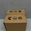 Glass Pendant Lights Kitchen Island Plug in Pendant Light with Dimmable Switch Amber Glass Lampshade for Bedside Dining Room Foyer, Brass