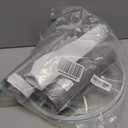 Drum Lamp Shades for Table Lamps 12" Top x 12" Bottom x 8" High Linen Lampshade Set of 2 Gray Lamp Shade with E27 to E26/E14 Adapters for Floor Lamps Bedside Lamps, Gray, Assembly Required